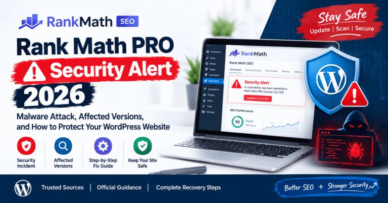 Rank Math SEO Plugin Security Alert